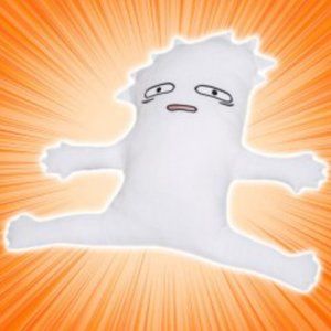 New Jujutsu Kaisen Yuji Itadori Disappointed Cushion Plush Toy White Taito Japan